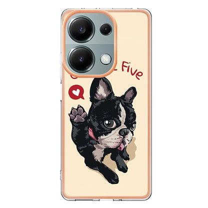 YB IMD Series-19 Style-D For Xiaomi Redmi Note 13 Pro 4G / Poco M6 Pro 4G Case Pattern Printed TPU Phone Cover