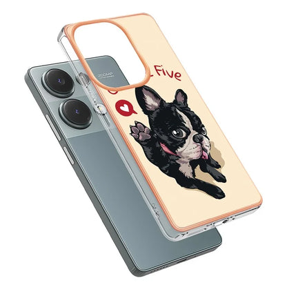 YB IMD Series-19 Style-D For Xiaomi Redmi Note 13 Pro 4G / Poco M6 Pro 4G Case Pattern Printed TPU Phone Cover
