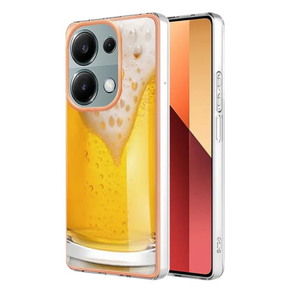 YB IMD Series-19 Style-D For Xiaomi Redmi Note 13 Pro 4G / Poco M6 Pro 4G Case Pattern Printed TPU Phone Cover
