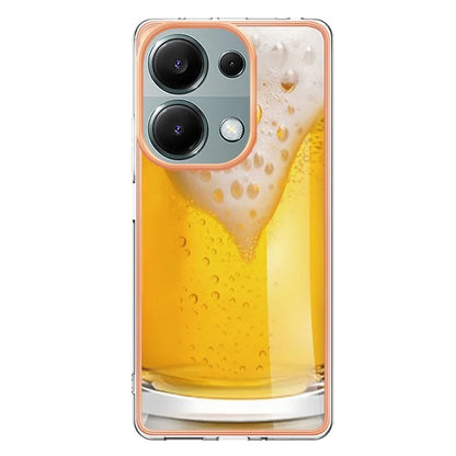 YB IMD Series-19 Style-D For Xiaomi Redmi Note 13 Pro 4G / Poco M6 Pro 4G Case Pattern Printed TPU Phone Cover