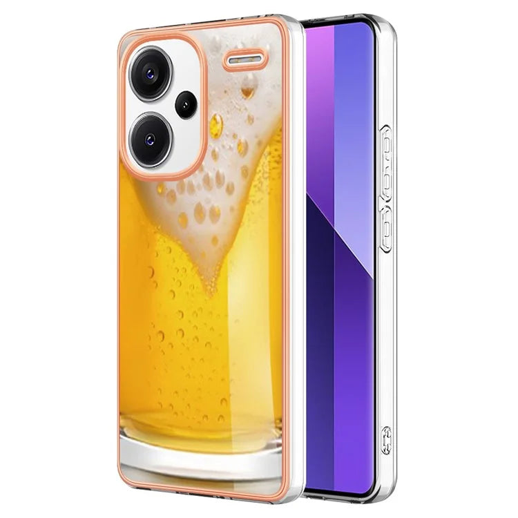 YB IMD Series-19 Style-D For Xiaomi Redmi Note 13 Pro+ 5G Case Soft TPU Electroplating Phone Cover