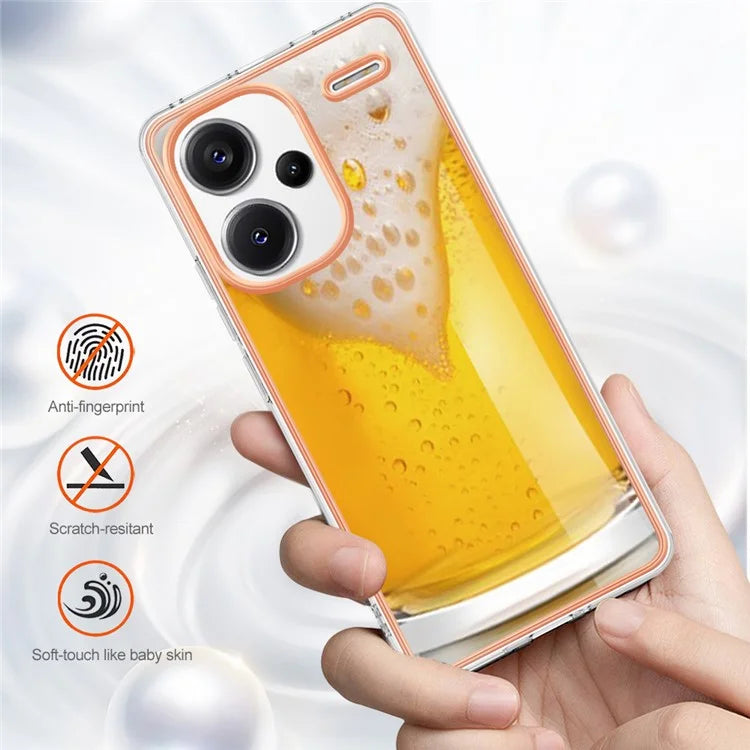 YB IMD Series-19 Style-D For Xiaomi Redmi Note 13 Pro+ 5G Case Soft TPU Electroplating Phone Cover