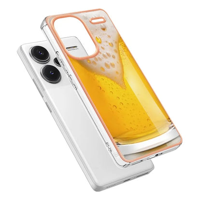 YB IMD Series-19 Style-D For Xiaomi Redmi Note 13 Pro+ 5G Case Soft TPU Electroplating Phone Cover