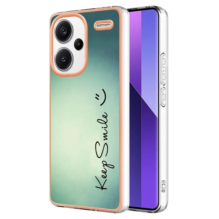 YB IMD Series-19 Style-D For Xiaomi Redmi Note 13 Pro+ 5G Case Soft TPU Electroplating Phone Cover