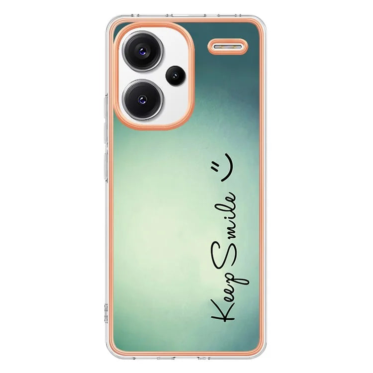 YB IMD Series-19 Style-D For Xiaomi Redmi Note 13 Pro+ 5G Case Soft TPU Electroplating Phone Cover