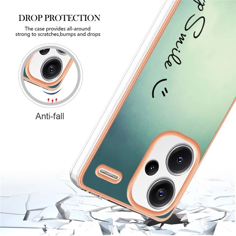 YB IMD Series-19 Style-D For Xiaomi Redmi Note 13 Pro+ 5G Case Soft TPU Electroplating Phone Cover