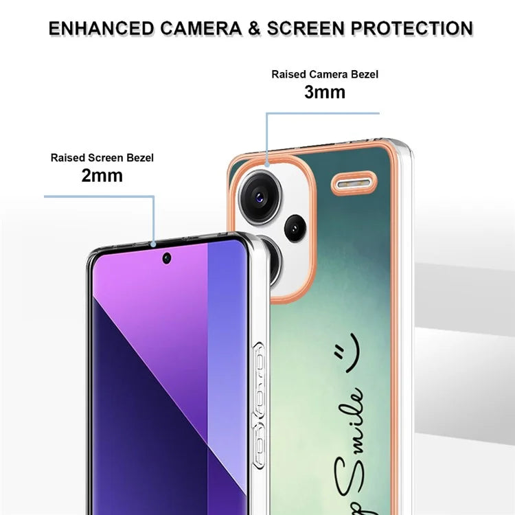 YB IMD Series-19 Style-D For Xiaomi Redmi Note 13 Pro+ 5G Case Soft TPU Electroplating Phone Cover