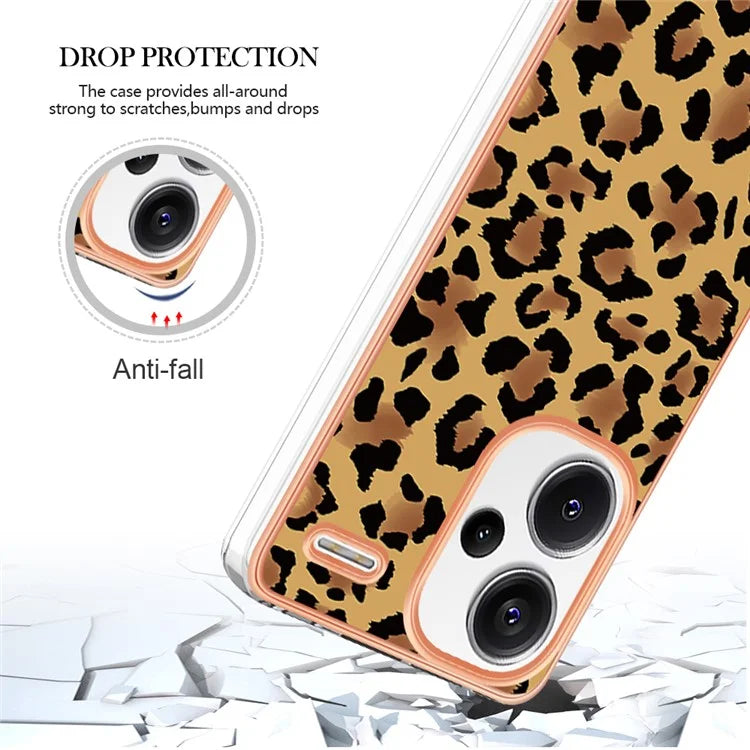 YB IMD Series-19 Style-D For Xiaomi Redmi Note 13 Pro+ 5G Case Soft TPU Electroplating Phone Cover