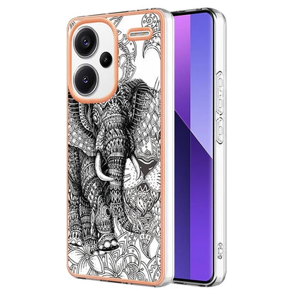 YB IMD Series-19 Style-D For Xiaomi Redmi Note 13 Pro+ 5G Case Soft TPU Electroplating Phone Cover