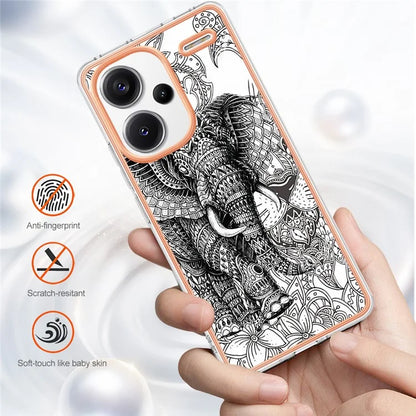 YB IMD Series-19 Style-D For Xiaomi Redmi Note 13 Pro+ 5G Case Soft TPU Electroplating Phone Cover