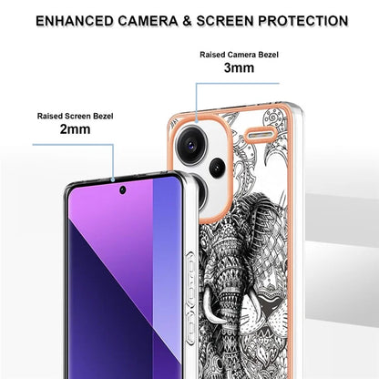 YB IMD Series-19 Style-D For Xiaomi Redmi Note 13 Pro+ 5G Case Soft TPU Electroplating Phone Cover