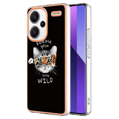 YB IMD Series-19 Style-D For Xiaomi Redmi Note 13 Pro+ 5G Case Soft TPU Electroplating Phone Cover