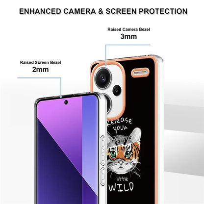 YB IMD Series-19 Style-D For Xiaomi Redmi Note 13 Pro+ 5G Case Soft TPU Electroplating Phone Cover
