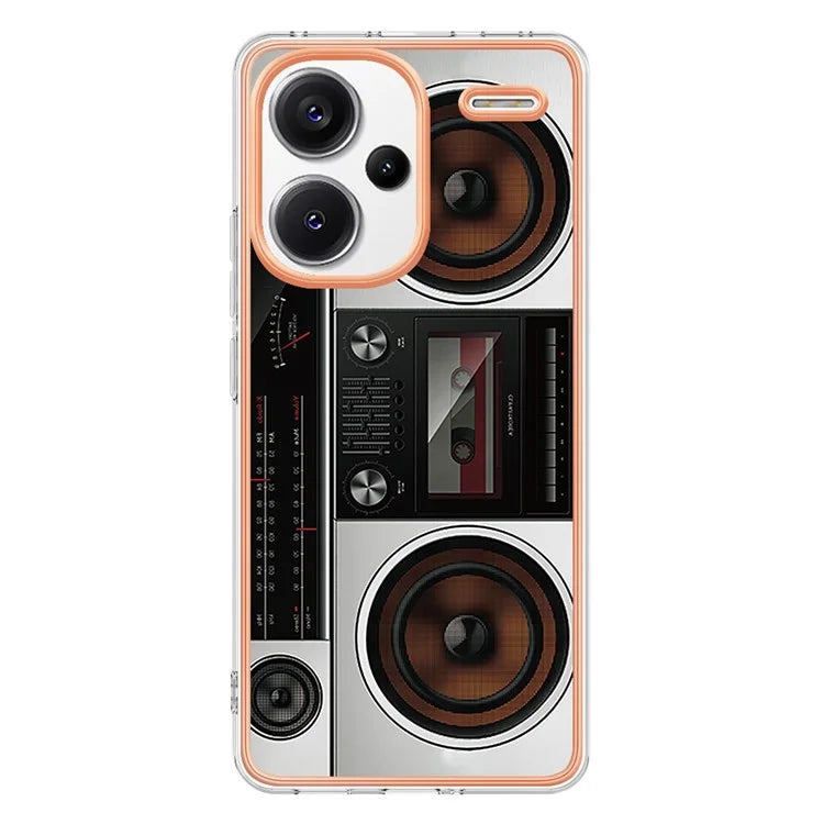 YB IMD Series-19 Style-D For Xiaomi Redmi Note 13 Pro+ 5G Case Soft TPU Electroplating Phone Cover
