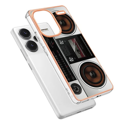 YB IMD Series-19 Style-D For Xiaomi Redmi Note 13 Pro+ 5G Case Soft TPU Electroplating Phone Cover