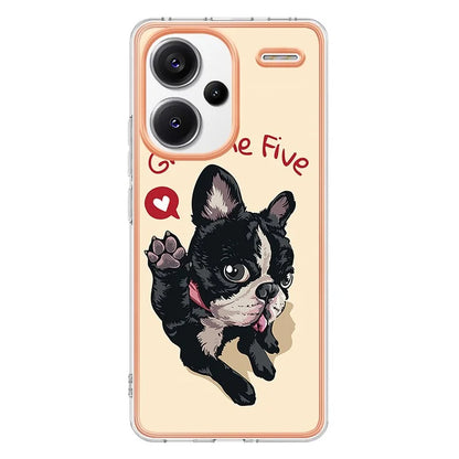 YB IMD Series-19 Style-D For Xiaomi Redmi Note 13 Pro+ 5G Case Soft TPU Electroplating Phone Cover