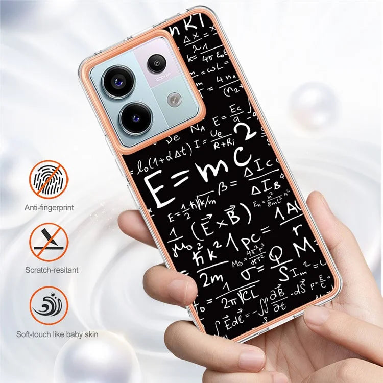 YB IMD Series-19 Style-D For Xiaomi Redmi Note 13 Pro 5G / Poco X6 5G Case Electroplating Phone TPU Cover