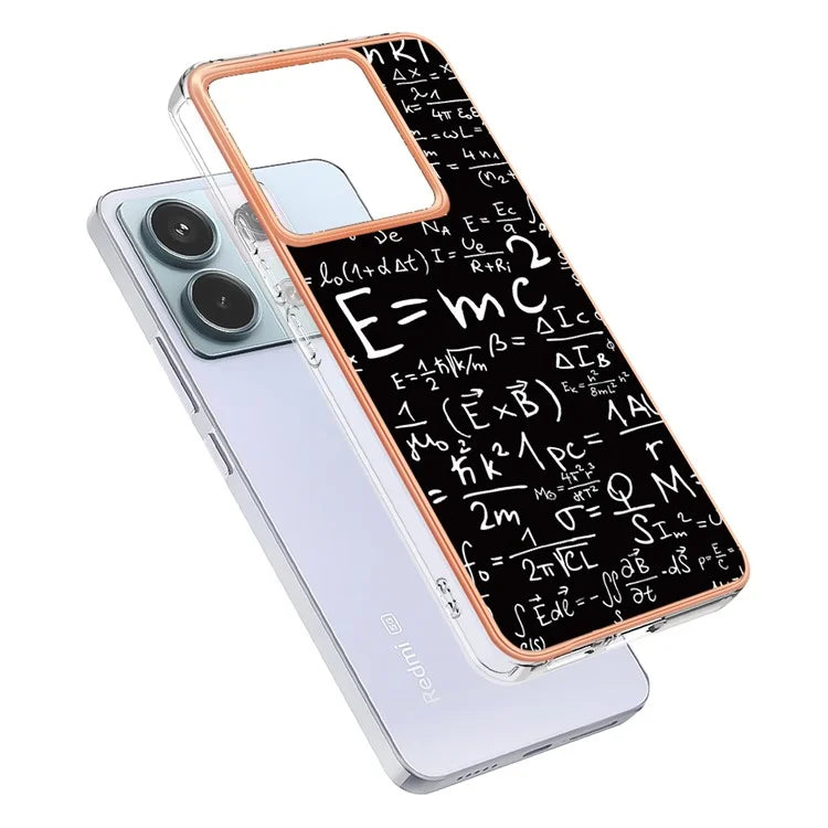 YB IMD Series-19 Style-D For Xiaomi Redmi Note 13 Pro 5G / Poco X6 5G Case Electroplating Phone TPU Cover