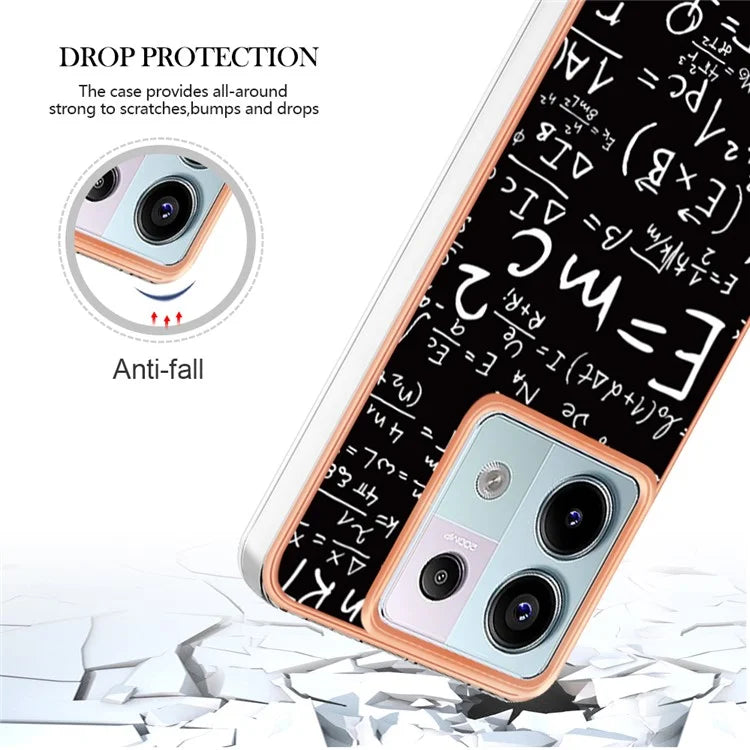 YB IMD Series-19 Style-D For Xiaomi Redmi Note 13 Pro 5G / Poco X6 5G Case Electroplating Phone TPU Cover