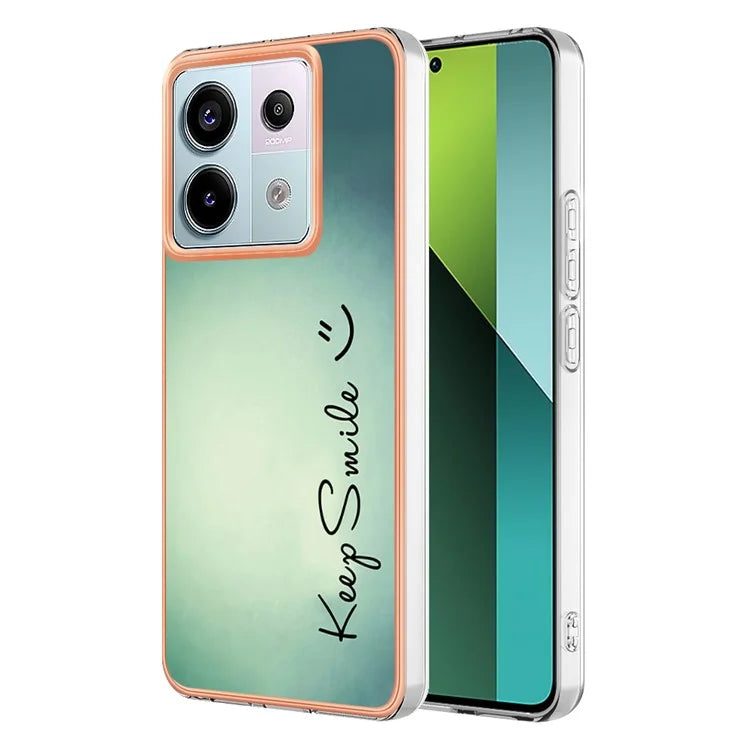 YB IMD Series-19 Style-D For Xiaomi Redmi Note 13 Pro 5G / Poco X6 5G Case Electroplating Phone TPU Cover