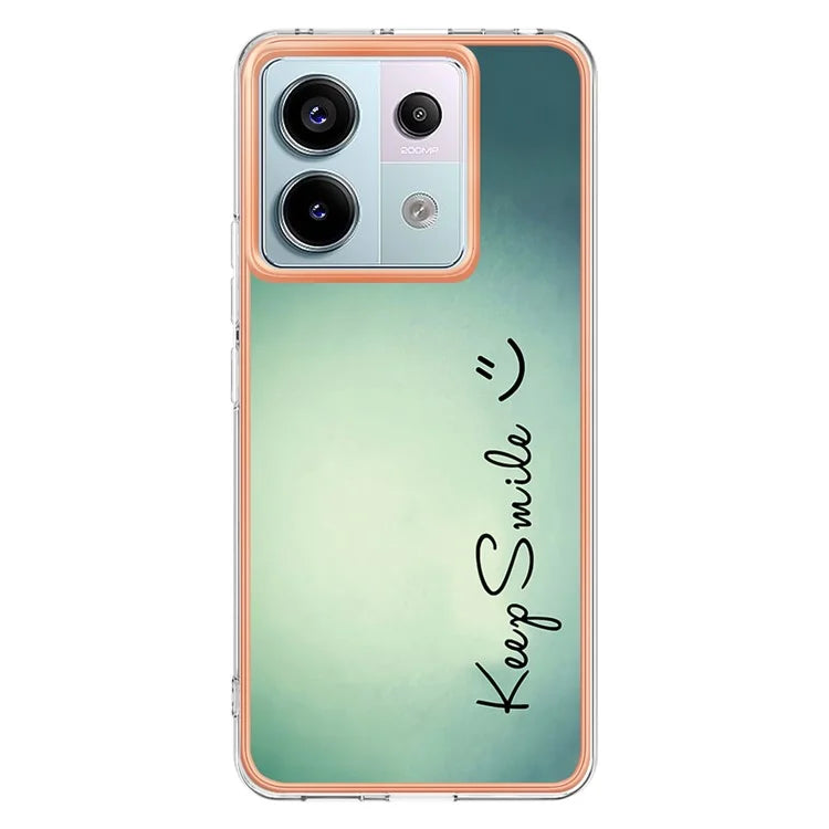 YB IMD Series-19 Style-D For Xiaomi Redmi Note 13 Pro 5G / Poco X6 5G Case Electroplating Phone TPU Cover