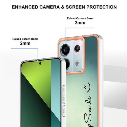 YB IMD Series-19 Style-D For Xiaomi Redmi Note 13 Pro 5G / Poco X6 5G Case Electroplating Phone TPU Cover