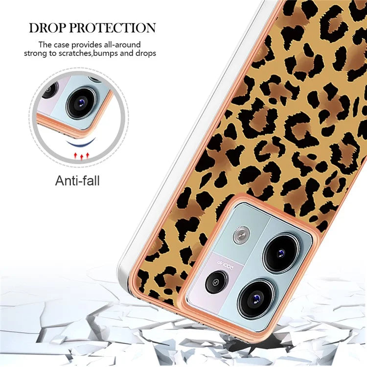 YB IMD Series-19 Style-D For Xiaomi Redmi Note 13 Pro 5G / Poco X6 5G Case Electroplating Phone TPU Cover