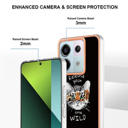 YB IMD Series-19 Style-D For Xiaomi Redmi Note 13 Pro 5G / Poco X6 5G Case Electroplating Phone TPU Cover