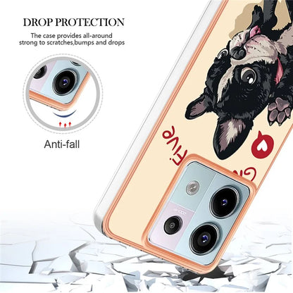 YB IMD Series-19 Style-D For Xiaomi Redmi Note 13 Pro 5G / Poco X6 5G Case Electroplating Phone TPU Cover