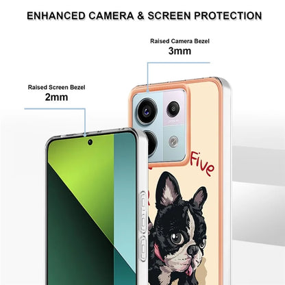 YB IMD Series-19 Style-D For Xiaomi Redmi Note 13 Pro 5G / Poco X6 5G Case Electroplating Phone TPU Cover