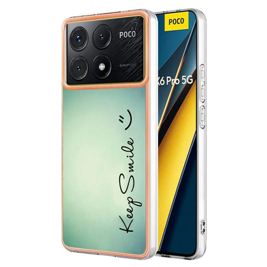 YB IMD Series-19 Style-D For Xiaomi Poco X6 Pro 5G / Redmi K70E 5G Case Electroplated TPU Soft Phone Cover