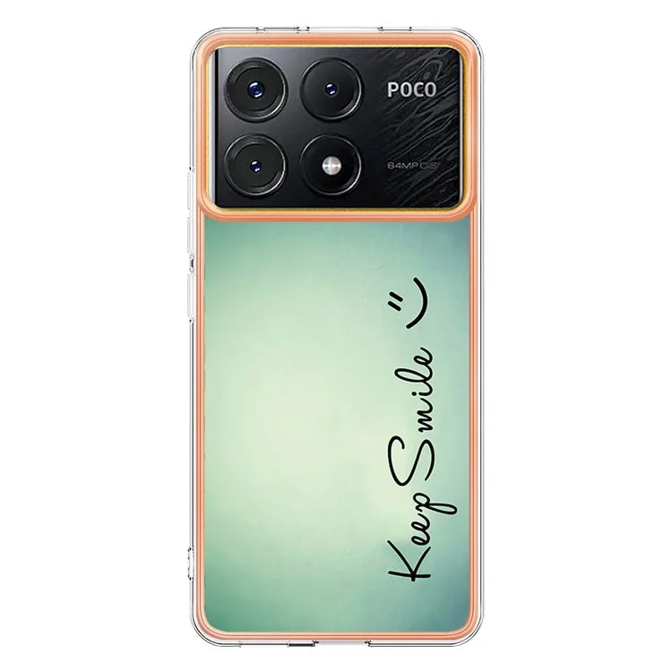 YB IMD Series-19 Style-D For Xiaomi Poco X6 Pro 5G / Redmi K70E 5G Case Electroplated TPU Soft Phone Cover