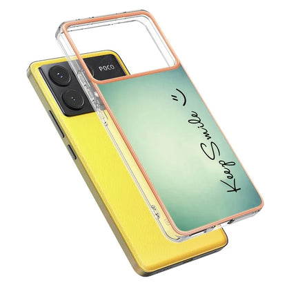 YB IMD Series-19 Style-D For Xiaomi Poco X6 Pro 5G / Redmi K70E 5G Case Electroplated TPU Soft Phone Cover