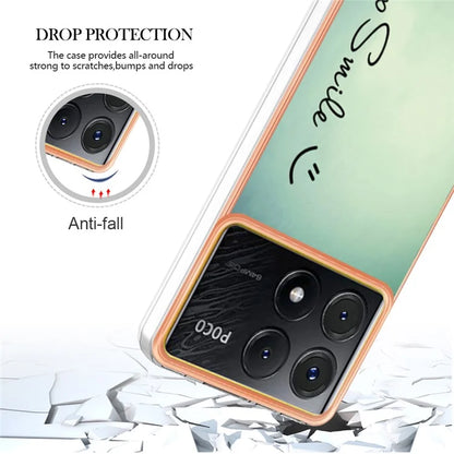 YB IMD Series-19 Style-D For Xiaomi Poco X6 Pro 5G / Redmi K70E 5G Case Electroplated TPU Soft Phone Cover