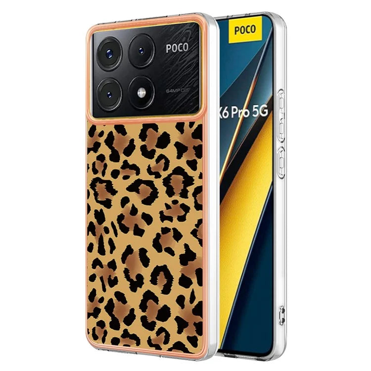 YB IMD Series-19 Style-D For Xiaomi Poco X6 Pro 5G / Redmi K70E 5G Case Electroplated TPU Soft Phone Cover