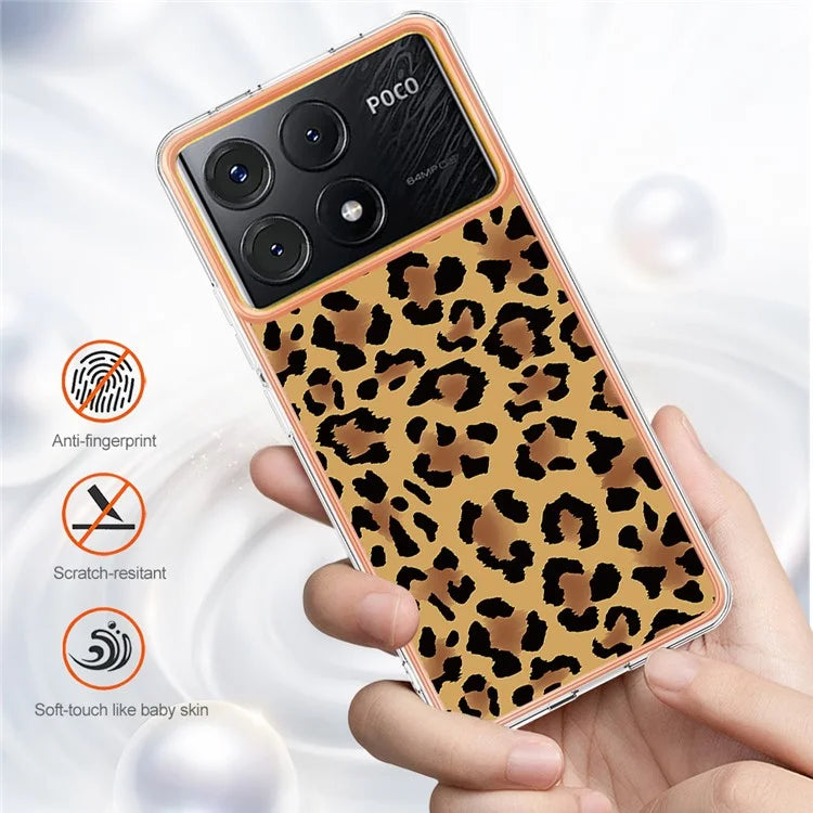 YB IMD Series-19 Style-D For Xiaomi Poco X6 Pro 5G / Redmi K70E 5G Case Electroplated TPU Soft Phone Cover
