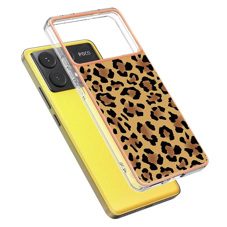 YB IMD Series-19 Style-D For Xiaomi Poco X6 Pro 5G / Redmi K70E 5G Case Electroplated TPU Soft Phone Cover
