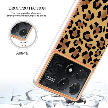 YB IMD Series-19 Style-D For Xiaomi Poco X6 Pro 5G / Redmi K70E 5G Case Electroplated TPU Soft Phone Cover