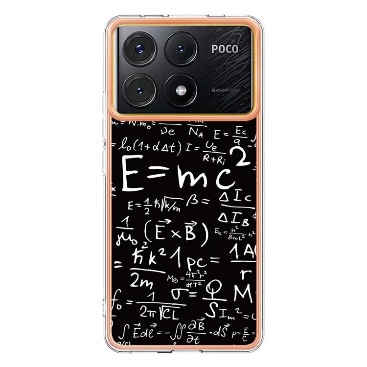 YB IMD Series-19 Style-D For Xiaomi Poco X6 Pro 5G / Redmi K70E 5G Case Electroplated TPU Soft Phone Cover