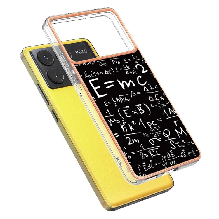 YB IMD Series-19 Style-D For Xiaomi Poco X6 Pro 5G / Redmi K70E 5G Case Electroplated TPU Soft Phone Cover