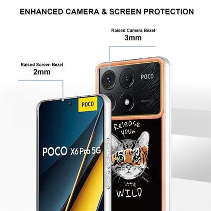 YB IMD Series-19 Style-D For Xiaomi Poco X6 Pro 5G / Redmi K70E 5G Case Electroplated TPU Soft Phone Cover