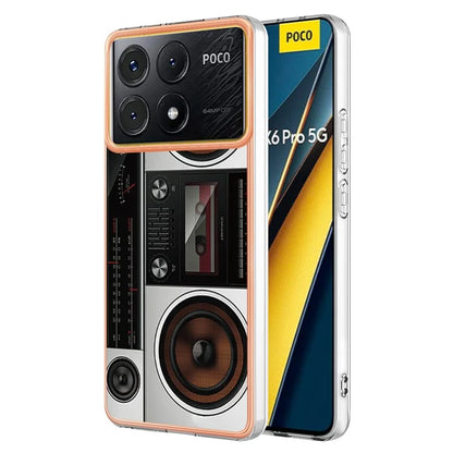 YB IMD Series-19 Style-D For Xiaomi Poco X6 Pro 5G / Redmi K70E 5G Case Electroplated TPU Soft Phone Cover