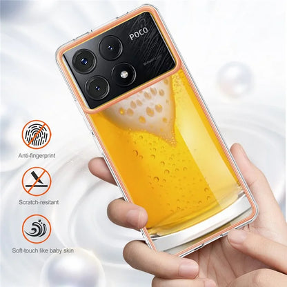 YB IMD Series-19 Style-D For Xiaomi Poco X6 Pro 5G / Redmi K70E 5G Case Electroplated TPU Soft Phone Cover