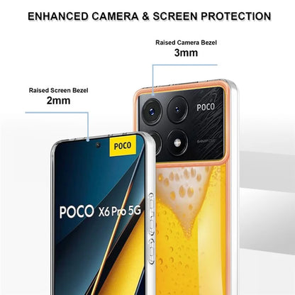 YB IMD Series-19 Style-D For Xiaomi Poco X6 Pro 5G / Redmi K70E 5G Case Electroplated TPU Soft Phone Cover