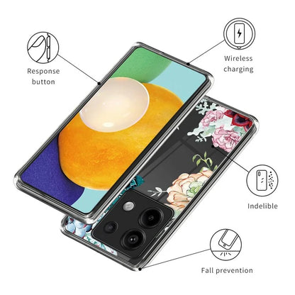 For Xiaomi Redmi Note 13 Pro 5G /  Poco X6 5G TPU Case Pattern Printing Anti-Drop Phone Cover