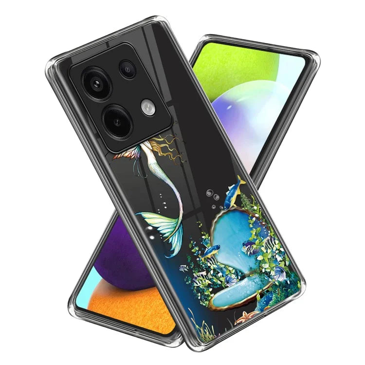 For Xiaomi Redmi Note 13 Pro 5G /  Poco X6 5G TPU Case Pattern Printing Anti-Drop Phone Cover