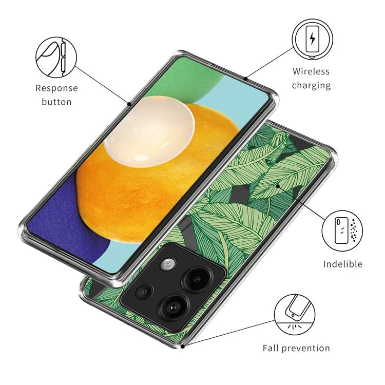 For Xiaomi Redmi Note 13 Pro 5G /  Poco X6 5G TPU Case Pattern Printing Anti-Drop Phone Cover