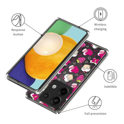For Xiaomi Redmi Note 13 Pro 5G /  Poco X6 5G TPU Case Pattern Printing Anti-Drop Phone Cover