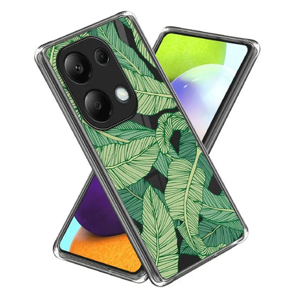 For Xiaomi Redmi Note 13 Pro 4G / Poco M6 Pro 4G Back Case Anti-drop TPU Pattern Printing Phone Protector