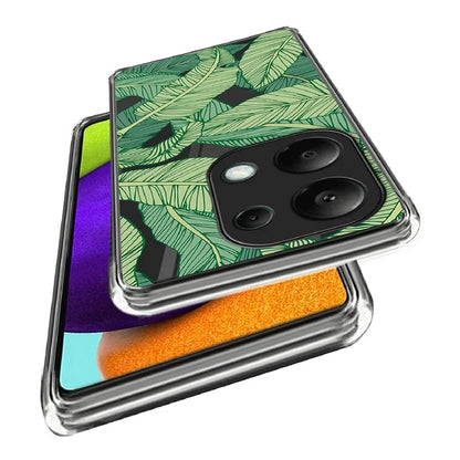 For Xiaomi Redmi Note 13 Pro 4G / Poco M6 Pro 4G Back Case Anti-drop TPU Pattern Printing Phone Protector